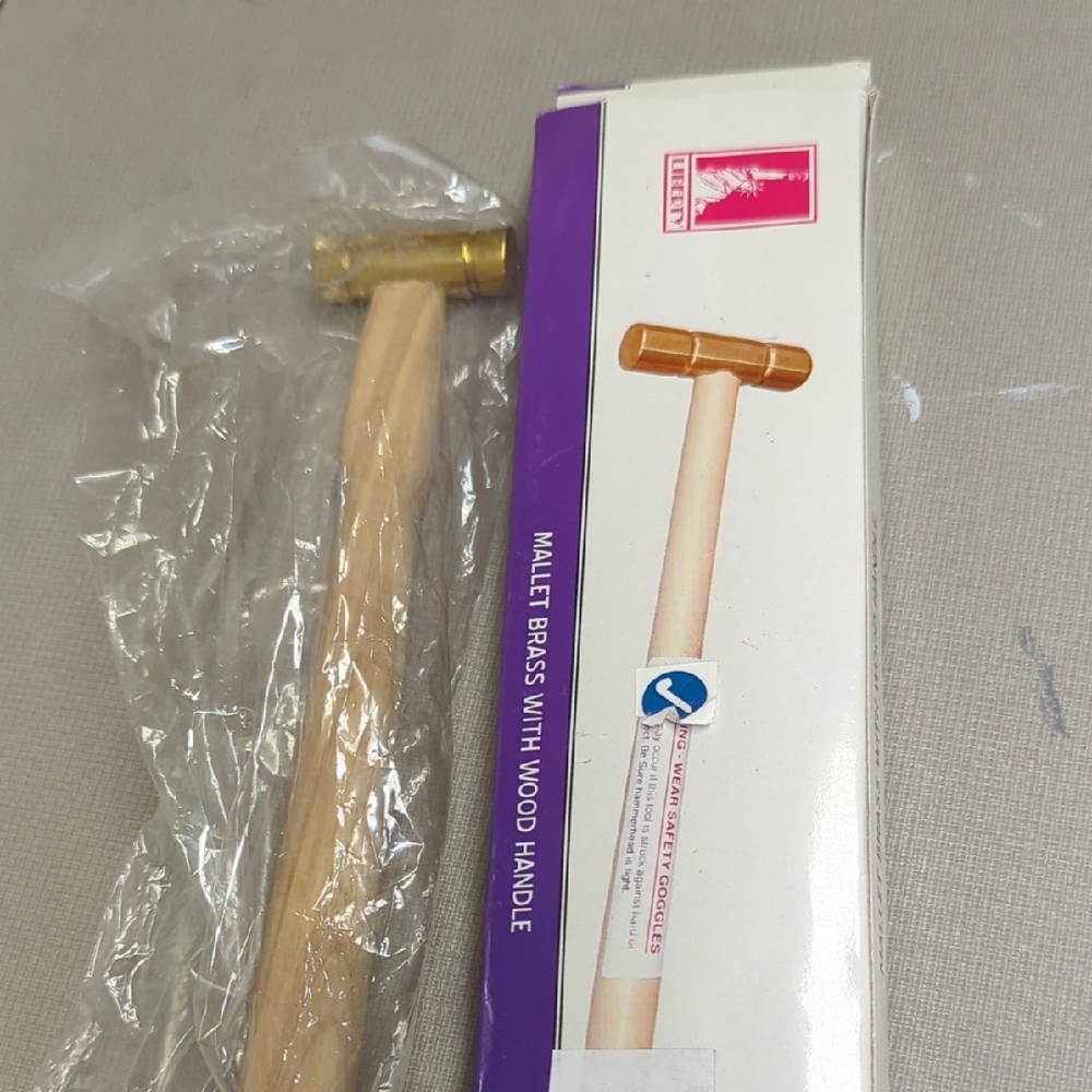 Jewelry/Watchmaker Two Brass Hammers with Wooden Handles